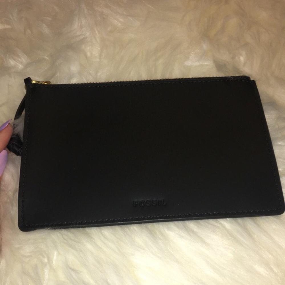 Fossil thin zip up pouch